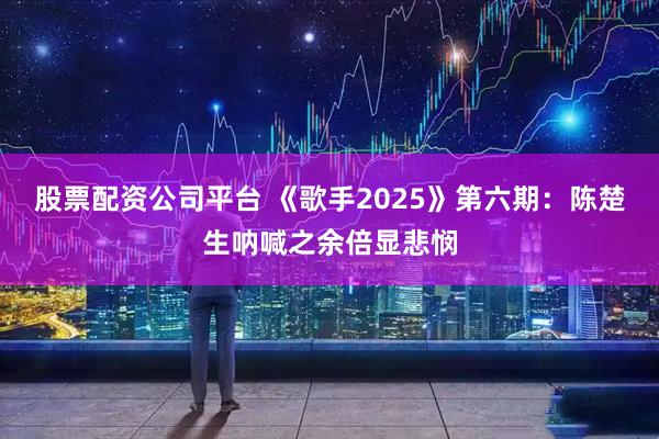 股票配资公司平台 《歌手2025》第六期：陈楚生呐喊之余倍显悲悯